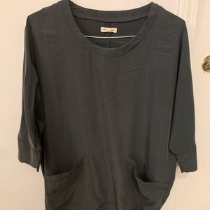 Urban Outfitters - 3/4 Sleeve Polyester Shirt Dress - S - Green